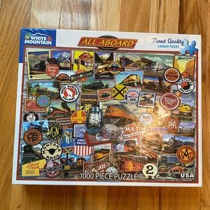 White Mountain “All Aboard” 1000 piece puzzle